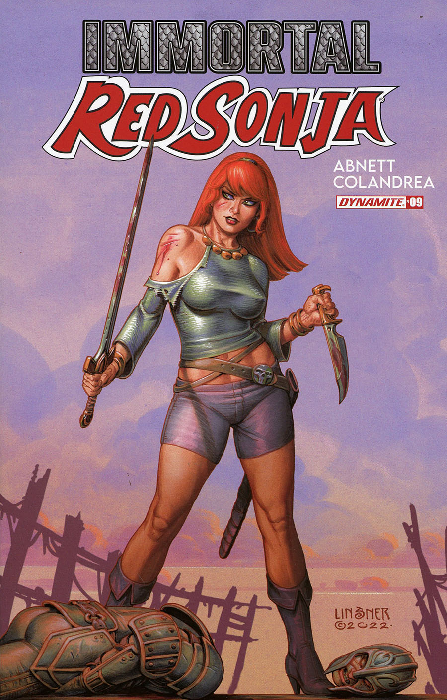 Immortal Red Sonja #9 Cover C Variant Joseph Michael Linsner Cover