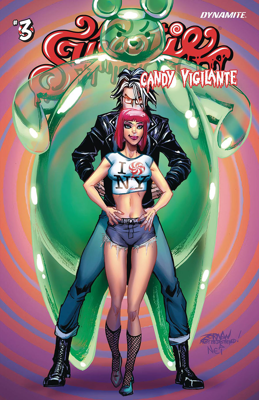 Sweetie Candy Vigilante #3 Cover B Variant Jeff Zornow Pixie Cover
