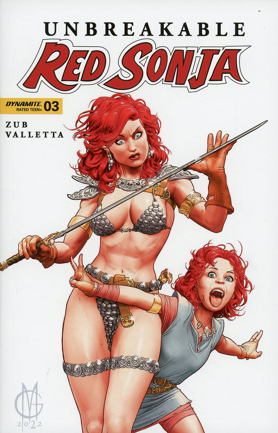 Unbreakable Red Sonja #3 Cover C Variant Giuseppe Matteoni Cover