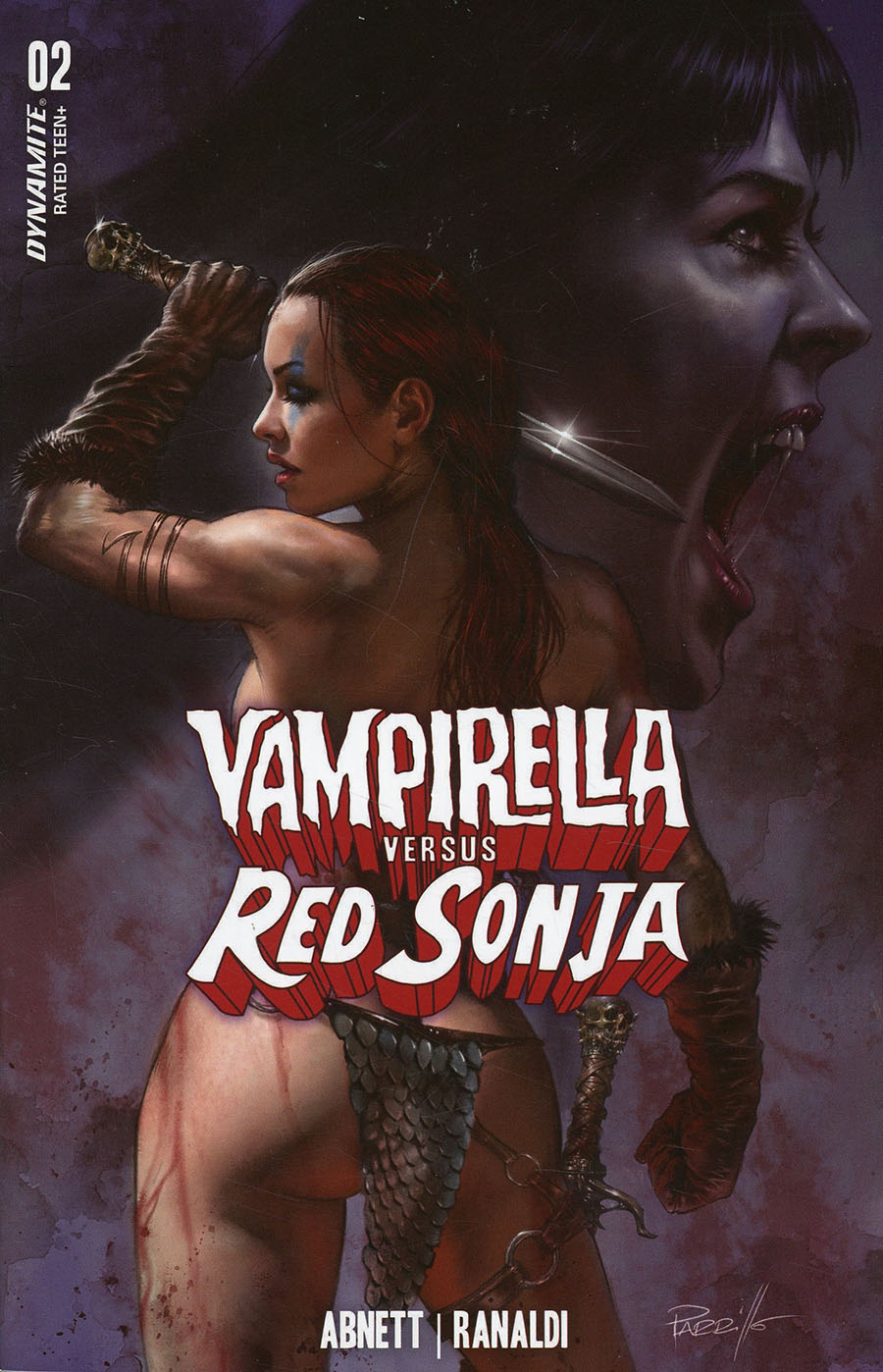 Vampirella vs Red Sonja #2 Cover A Regular Lucio Parrillo Cover