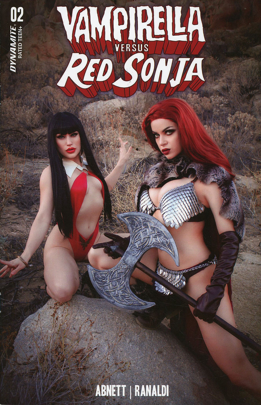 Vampirella vs Red Sonja #2 Cover E Variant Rachel Hollon Cosplay Photo Cover