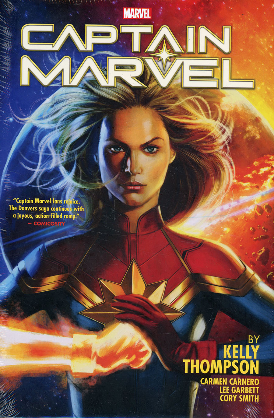 Captain Marvel By Kelly Thompson Omnibus Vol 1 HC Book Market Jorge Molina Cover