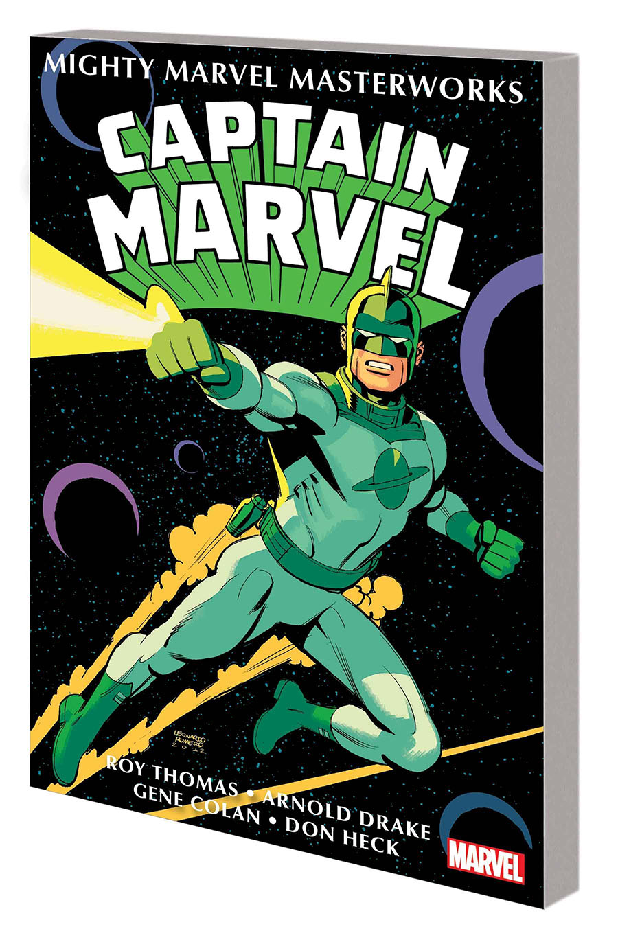 Mighty Marvel Masterworks Captain Marvel Vol 1 Coming Of Captain Marvel TP Book Market Leonardo Romero Cover