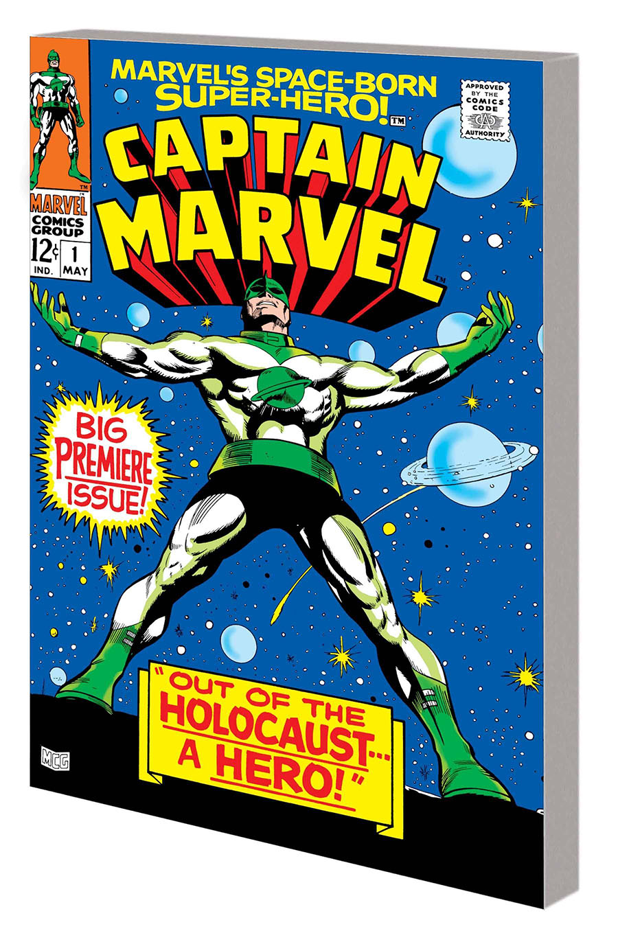Mighty Marvel Masterworks Captain Marvel Vol 1 Coming Of Captain Marvel TP Direct Market Gene Colan Variant Cover