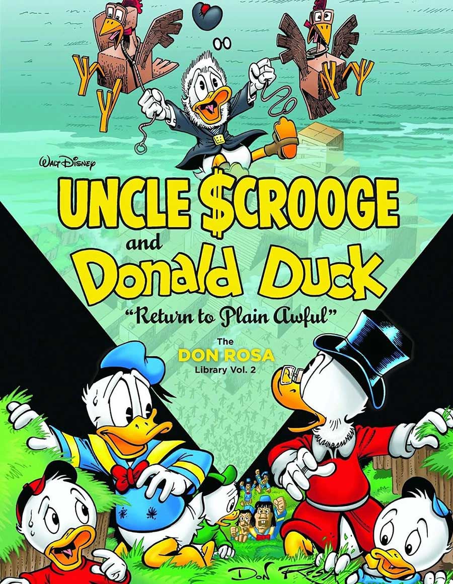 Walt Disneys Don Rosa Library Vol 2 Uncle Scrooge And Donald Duck Return To Plain Awful HC New Printing