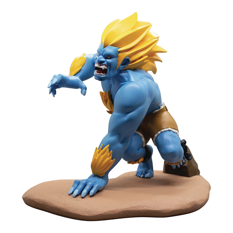 Street Fighter 2 Blanka Convention Exclusive Polystone Statue Player 2 Version