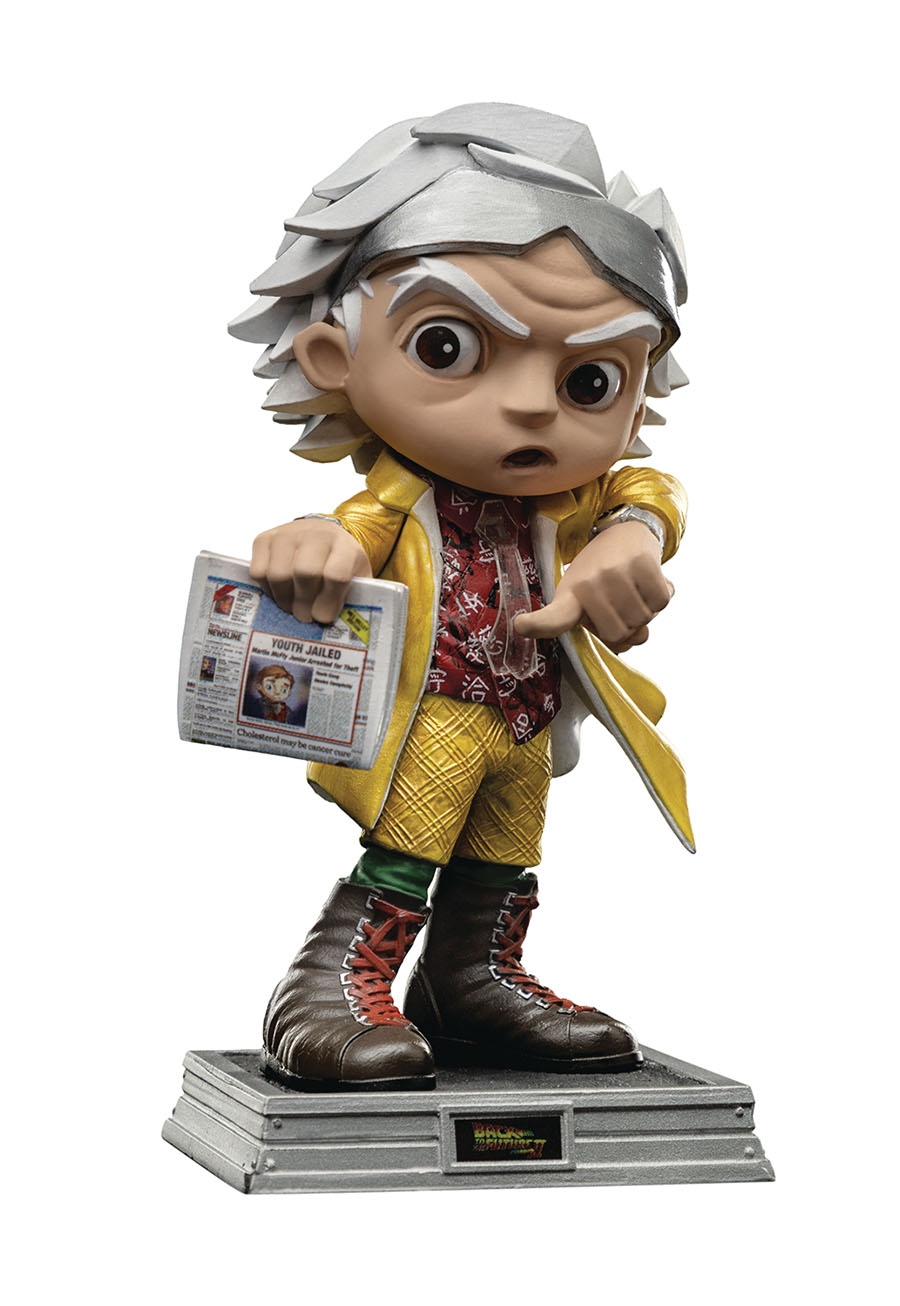 Back To The Future Doc Brown Minico PVC Statue