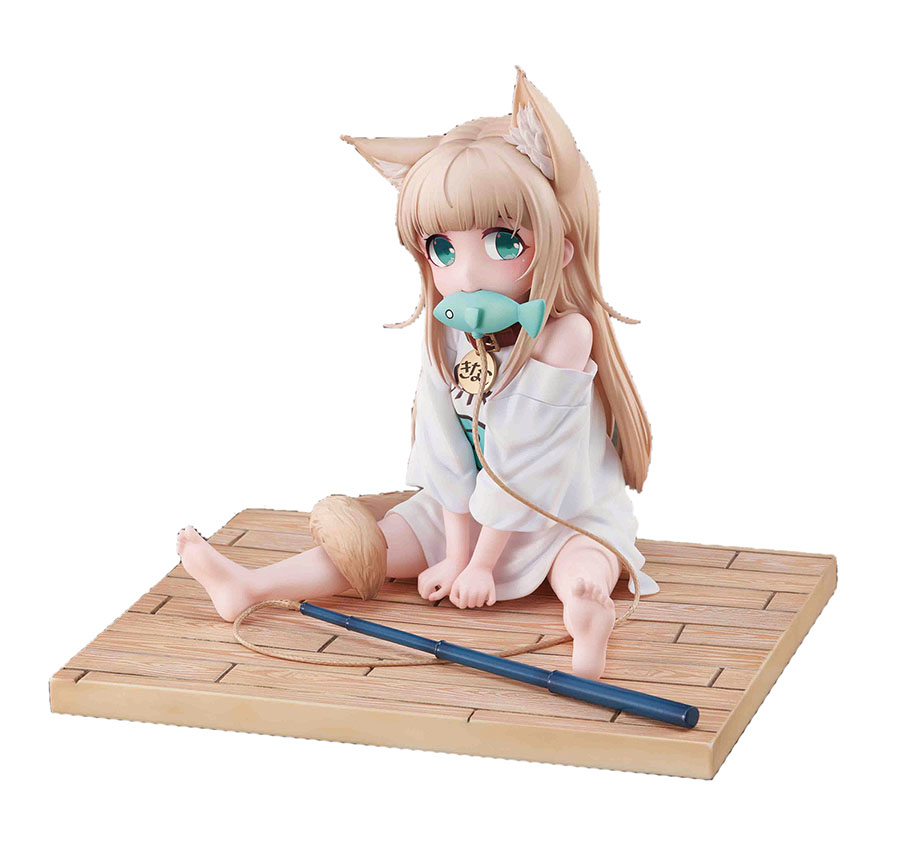 My Cat Is A Girl And Shes Cute Kinako Sitting Fish 1/6 Scale PVC Figure