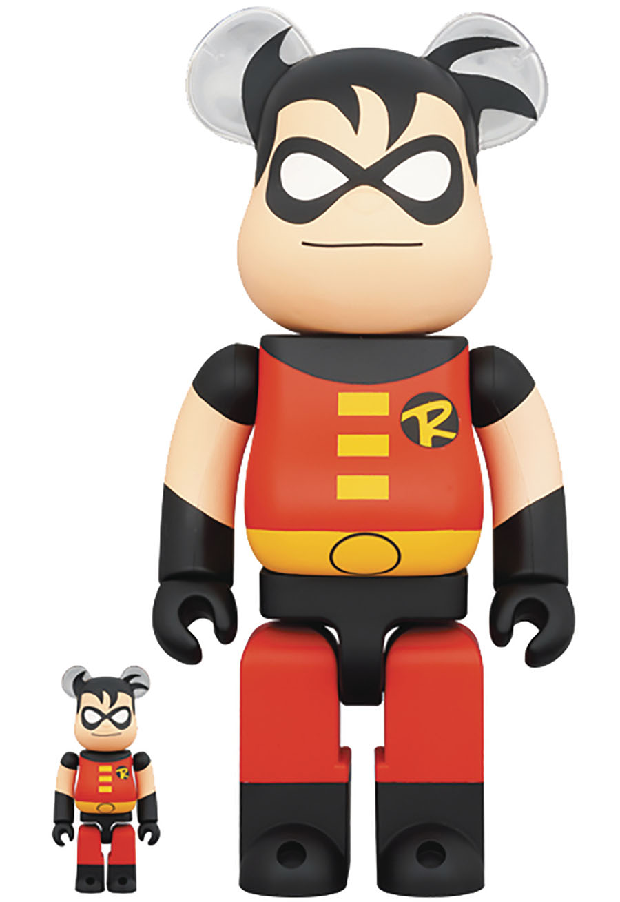 New Batman Adventures Robin 100 Percent & 400 Percent 2-Pack Bearbrick