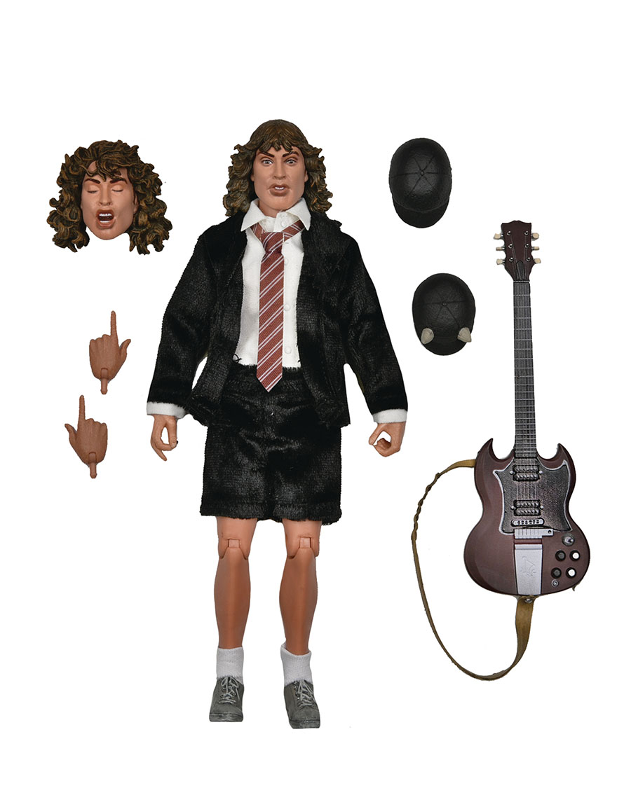 AC/DC Angus Young Highway To Hell 8-Inch Clothed Action Figure