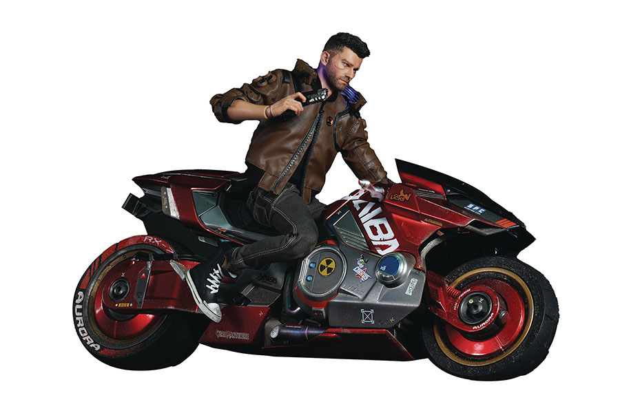 Cyberpunk 2077 V Male 1/6 Scale Articulated Action Figure With Bike