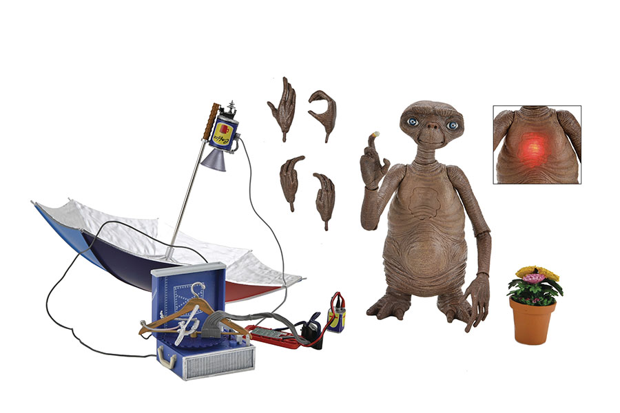 E.T. 40th Anniversary Ultimate 7-Inch Action Figure - E.T. With Light-Up Chest