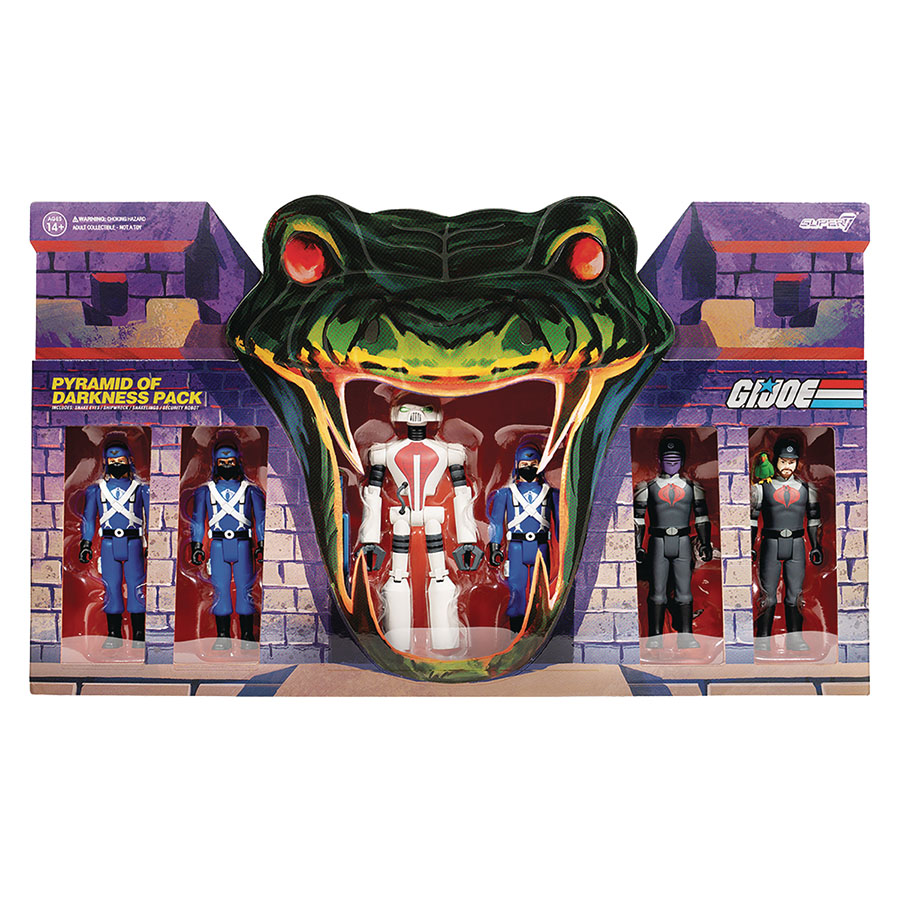 GI Joe ReAction Figure - Snakeling Box Set Comic Con Exclusive