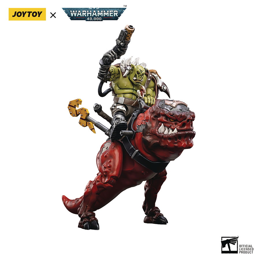 Joytoy Warhammer 40000 Orks Squighog Nob On Smasha Squig 1/18 Scale Action Figure