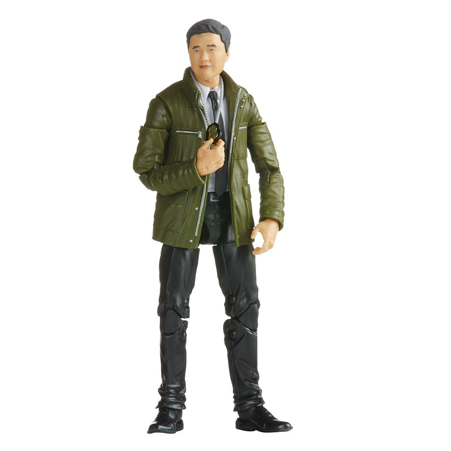 Marvel Disney Plus Legends Khonshu Build-A-Figure Series Jimmy Woo 6-Inch Action Figure