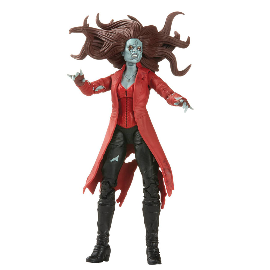 Marvel Disney Plus Legends Khonshu Build-A-Figure Series Zombie Wanda 6-Inch Action Figure
