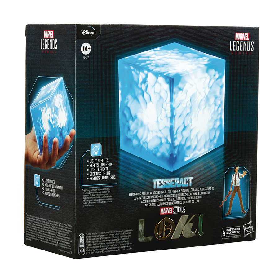 Marvel Legends Gear Tesseract & 6-Inch Loki Action Figure Set Case