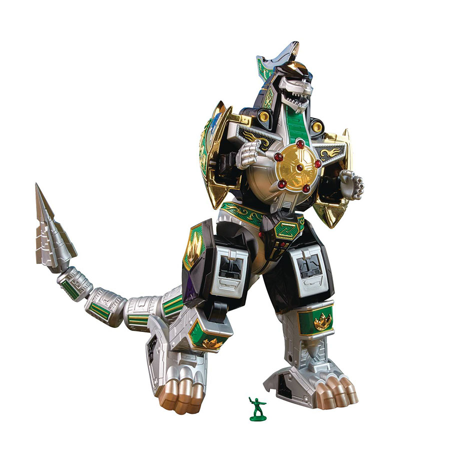 Power Rangers Lighting Collection Mighty Morphin Power Rangers Zord Ascension Project Dragonzord Premium Figure