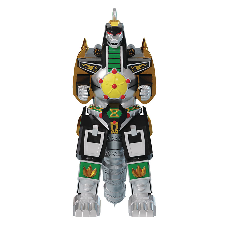 Mighty Morphin Power Rangers Dragonzord Full Color Super Cyborg ReAction Figure