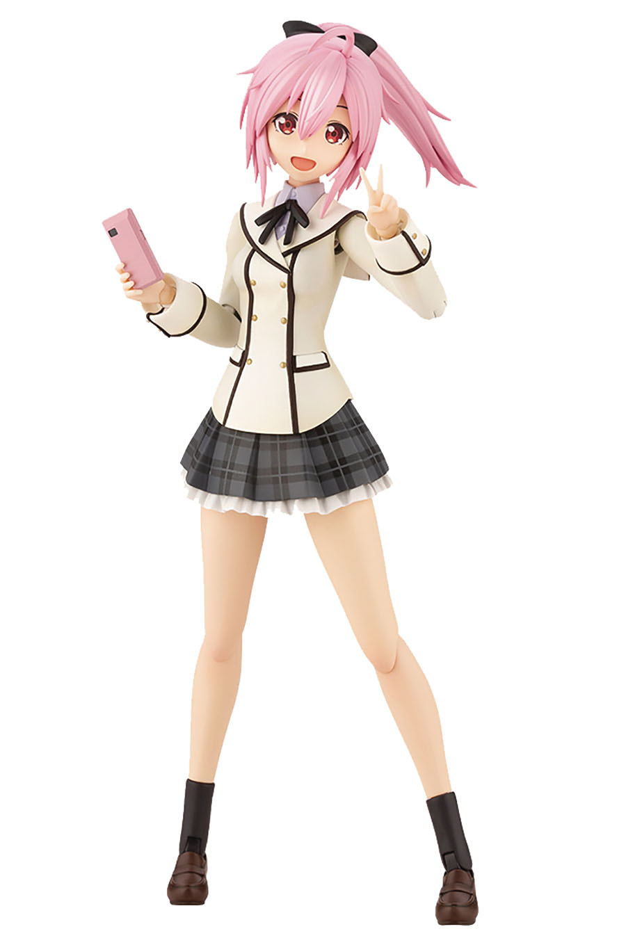 Sousai Shojo Teien x Frame Arms Girl Ao Gennai Wakaba High Winter Model Kit Monochrome Version
