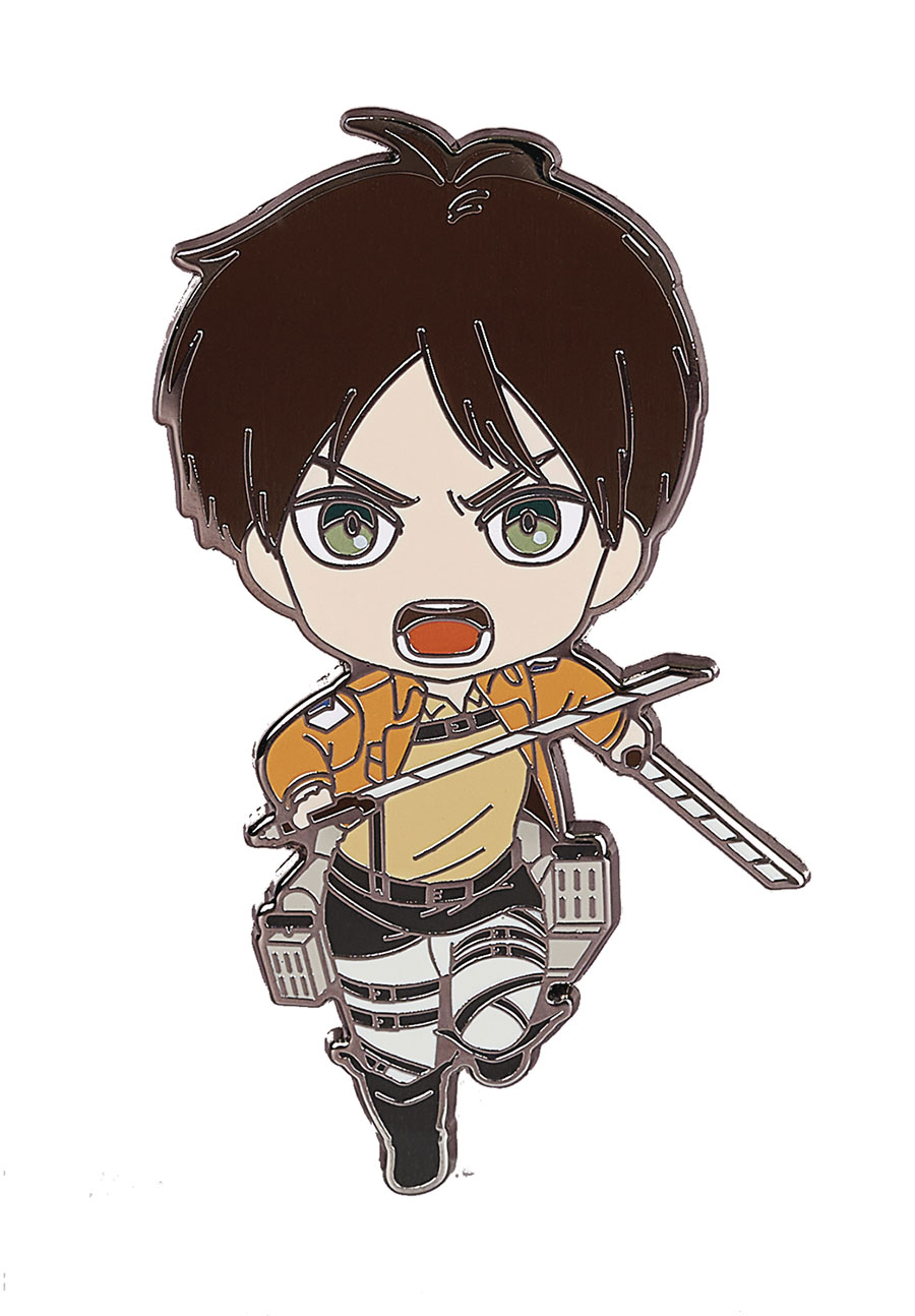 Attack On Titan Nendoroid Pin - Eren Yeager