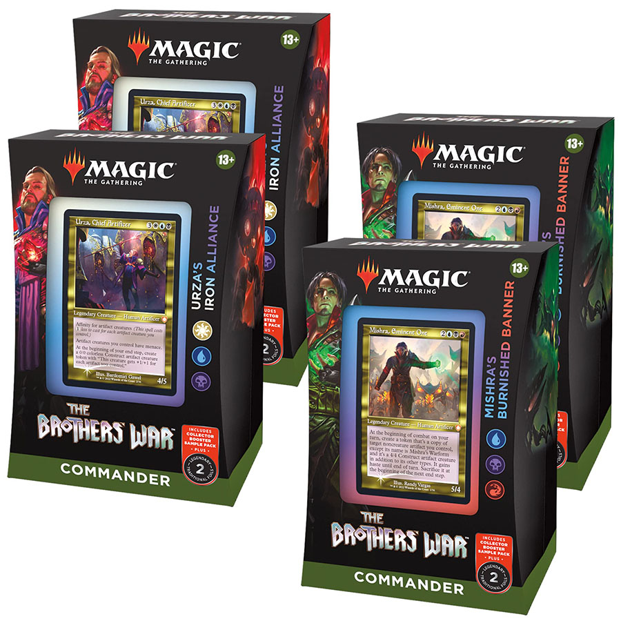 Magic The Gathering The Brothers War Commander Deck Case (4-Count)