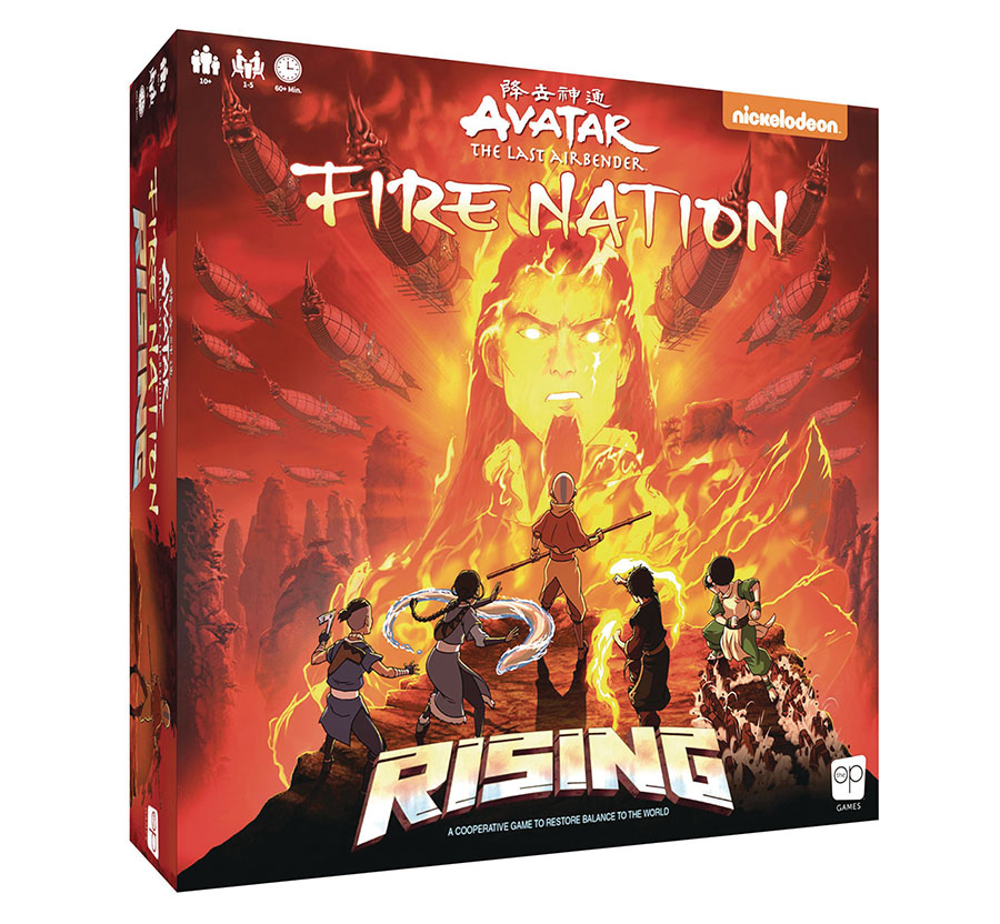 Avatar The Last Airbender Fire Nation Rising Board Game