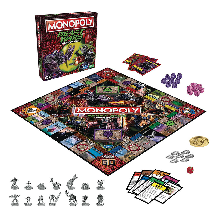Monopoly Transformers Beast Wars Edition Board Game