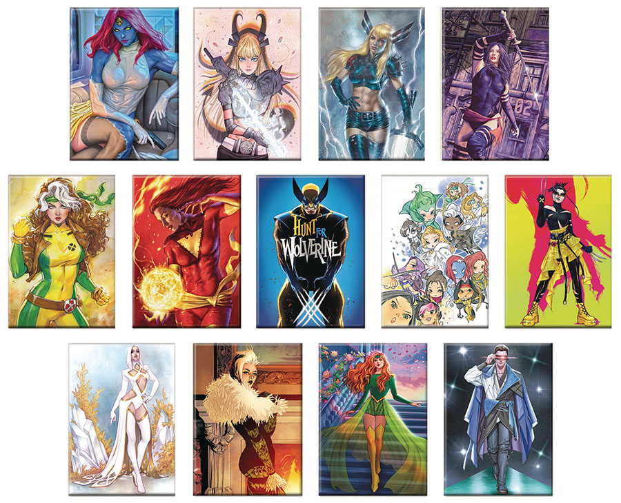 Marvel Comics X-Men Covers Magnet 48-Count Assortment Case