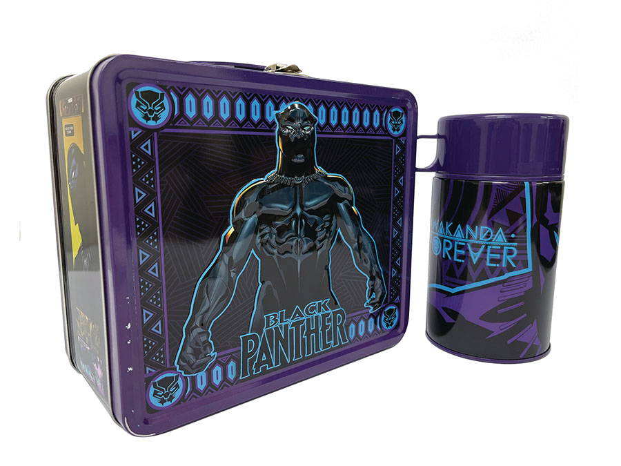 Tin Titans Marvel Black Panther Previews Exclusive Lunchbox & Beverage Container
