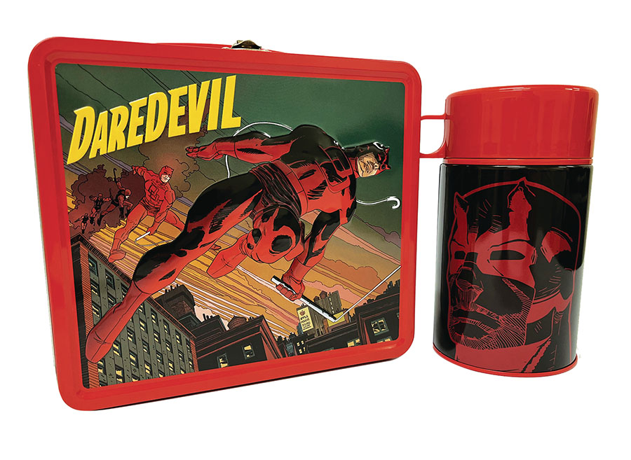 Tin Titans Marvel Daredevil Previews Exclusive Lunchbox & Beverage Container