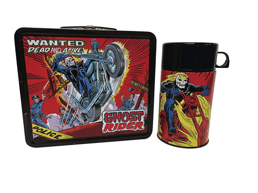Tin Titans Marvel Ghost Rider Previews Exclusive Lunchbox & Beverage Container