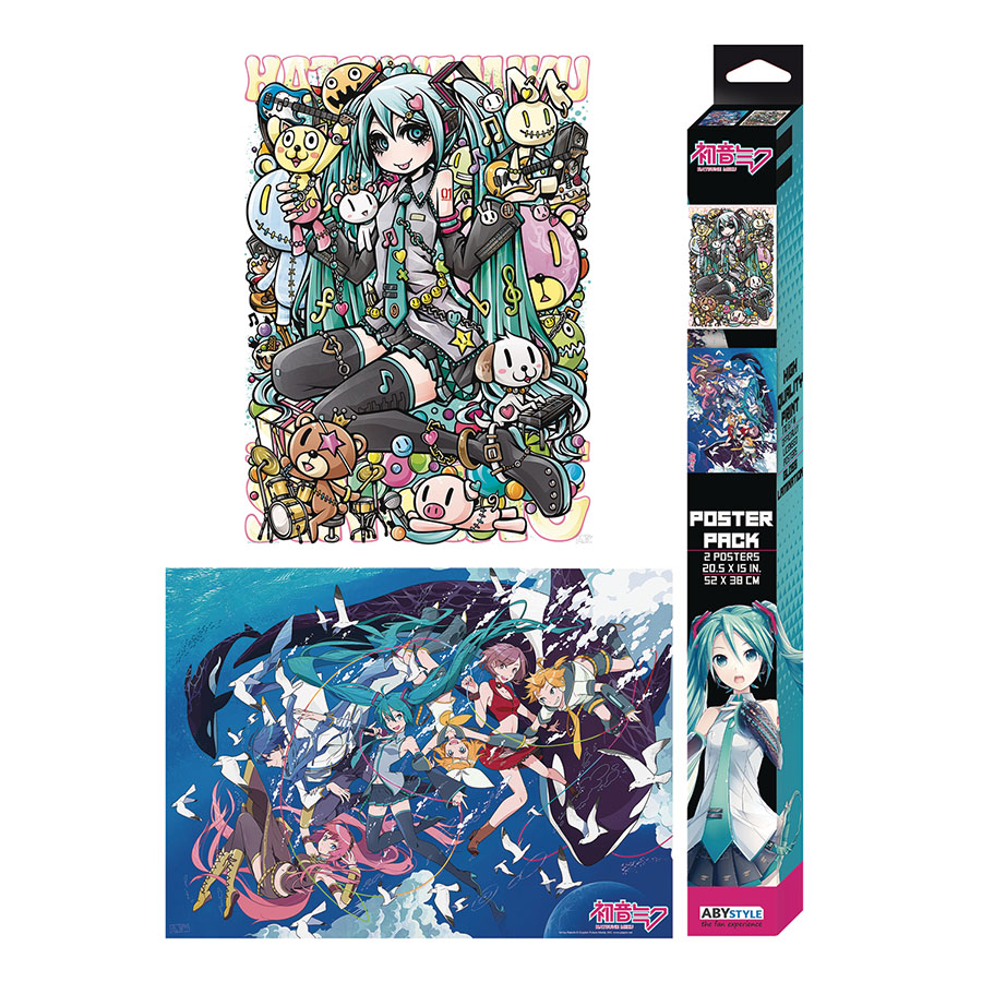 Hatsune Miku 2-Piece Boxed Poster Set 2