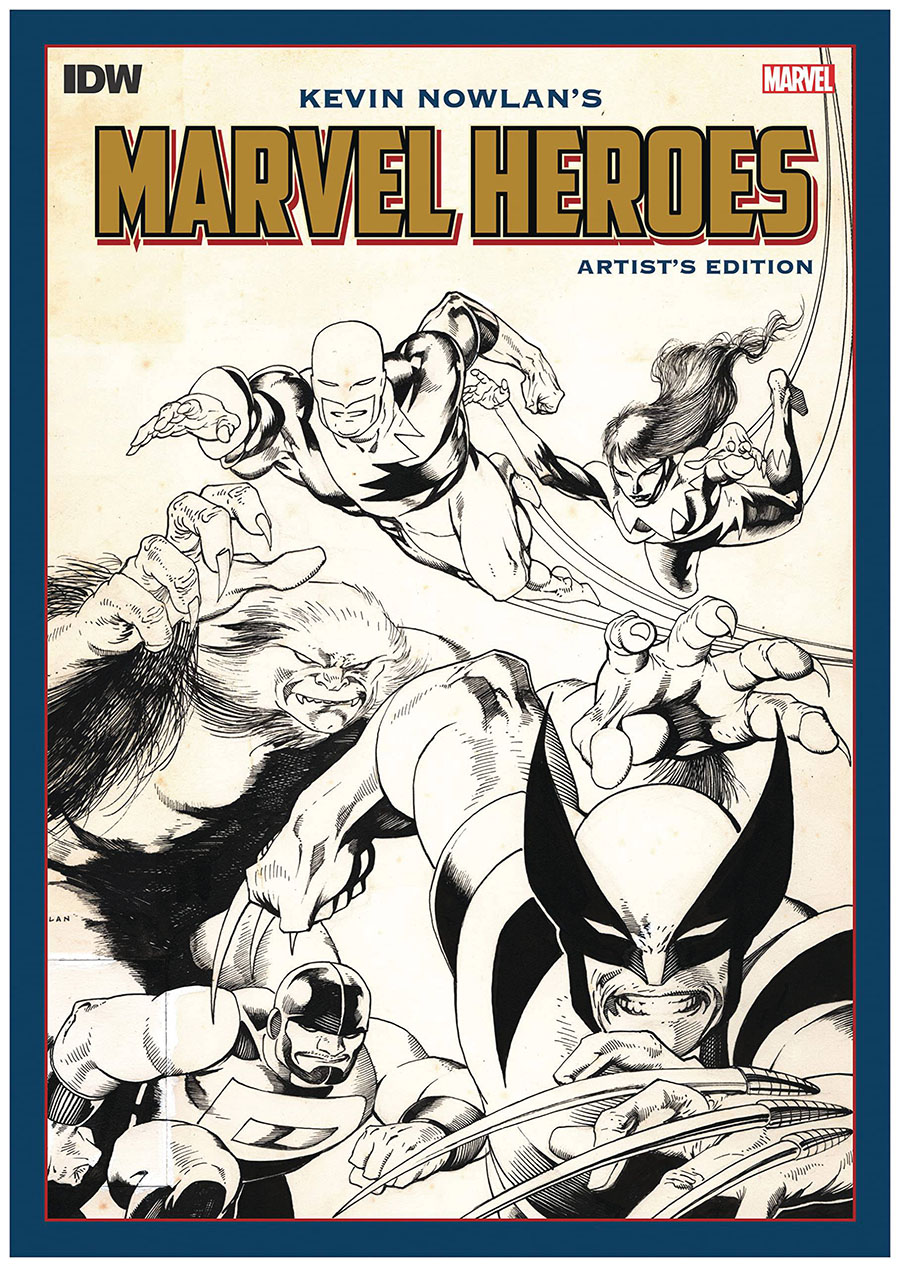 Kevin Nowlan Marvel Heroes Artist Edition HC