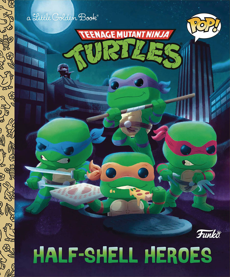 Funko POP Teenage Mutant Ninja Turtles Half-Shell Heroes Little Golden Book HC