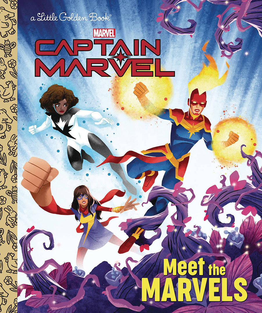 Captain Marvel Meet The Marvels Little Golden Book HC