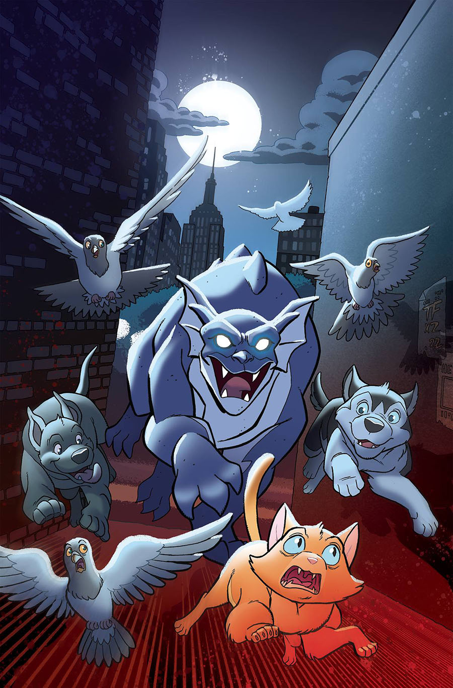 Gargoyles Vol 3 #1 Cover N Incentive Tony Fleecs & Trish Forstner Virgin Cover