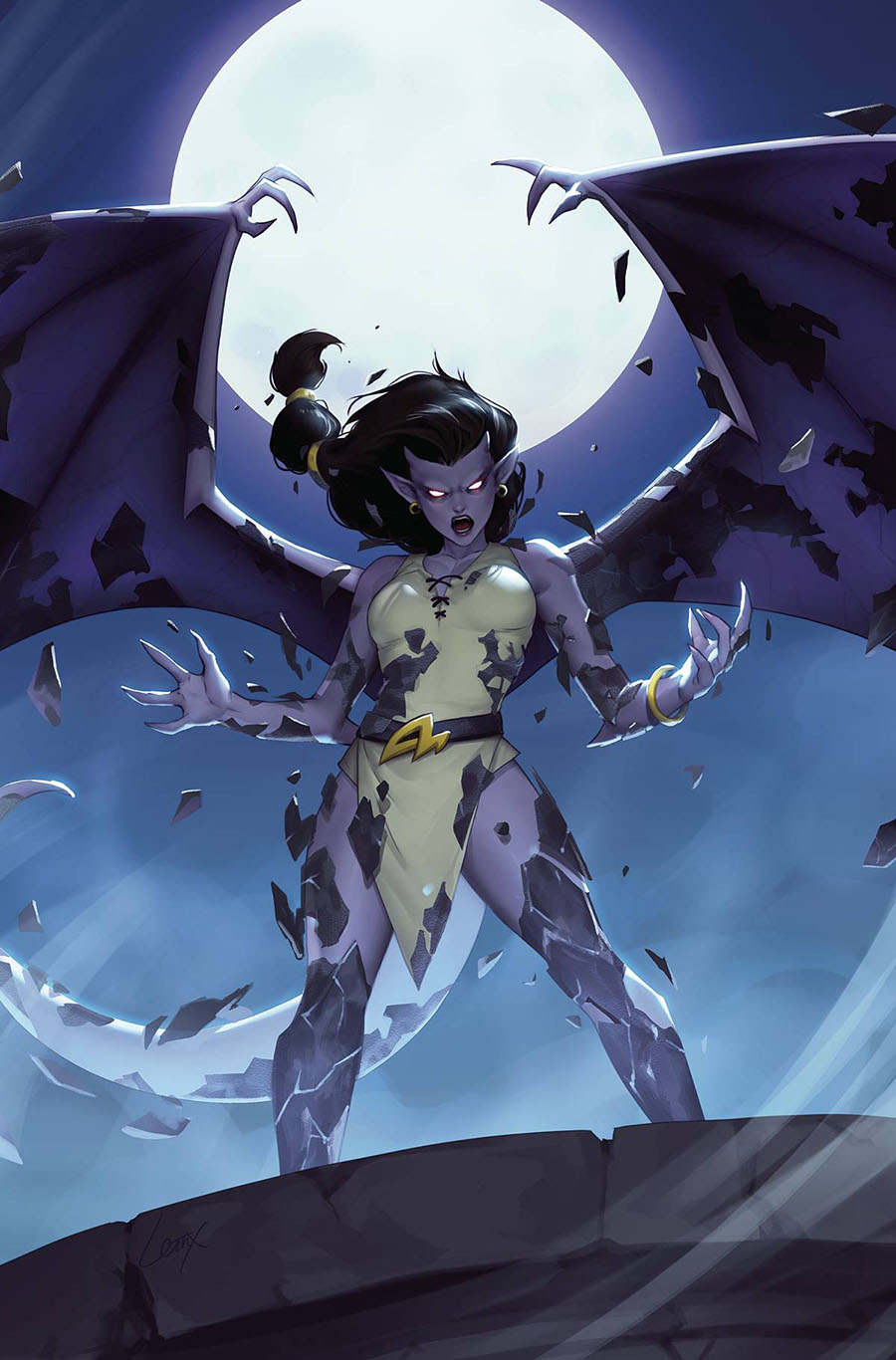 Gargoyles Vol 3 #1 Cover R Incentive Lesley Leirix Li Virgin Cover