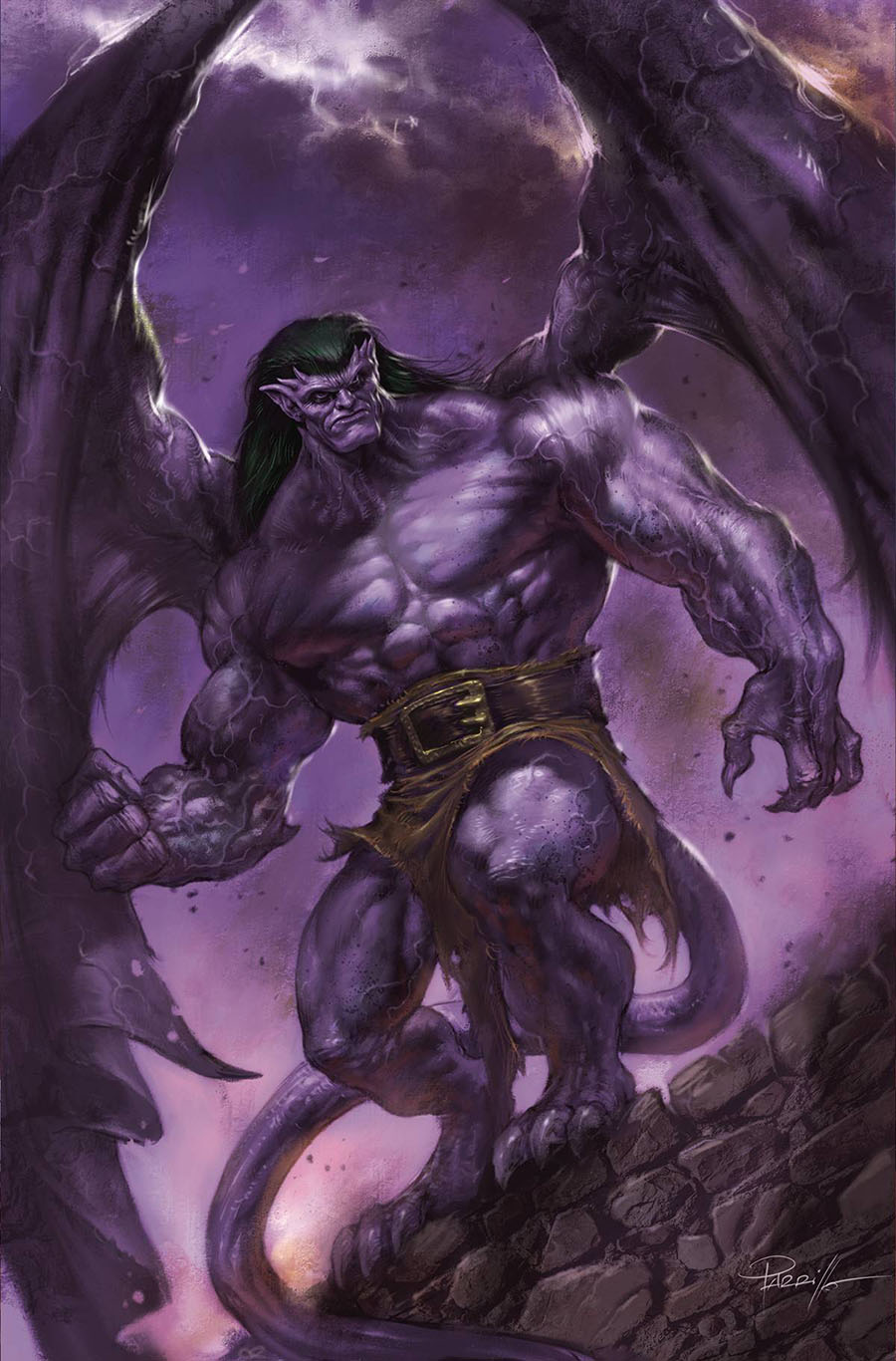 Gargoyles Vol 3 #1 Cover V Incentive Lucio Parrillo Virgin Foil Cover