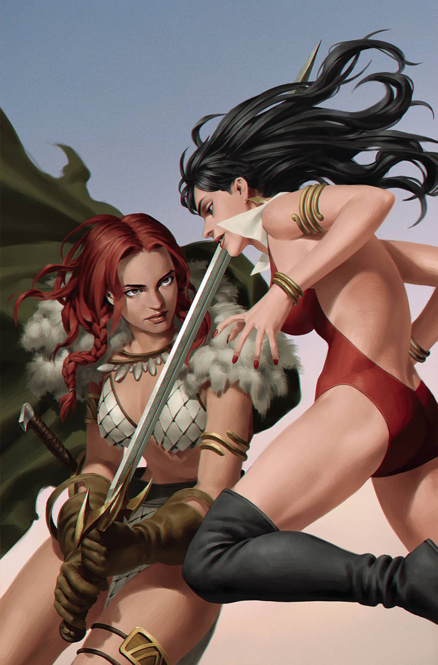 Vampirella vs Red Sonja #2 Cover J Incentive Junggeun Yoon Virgin Cover