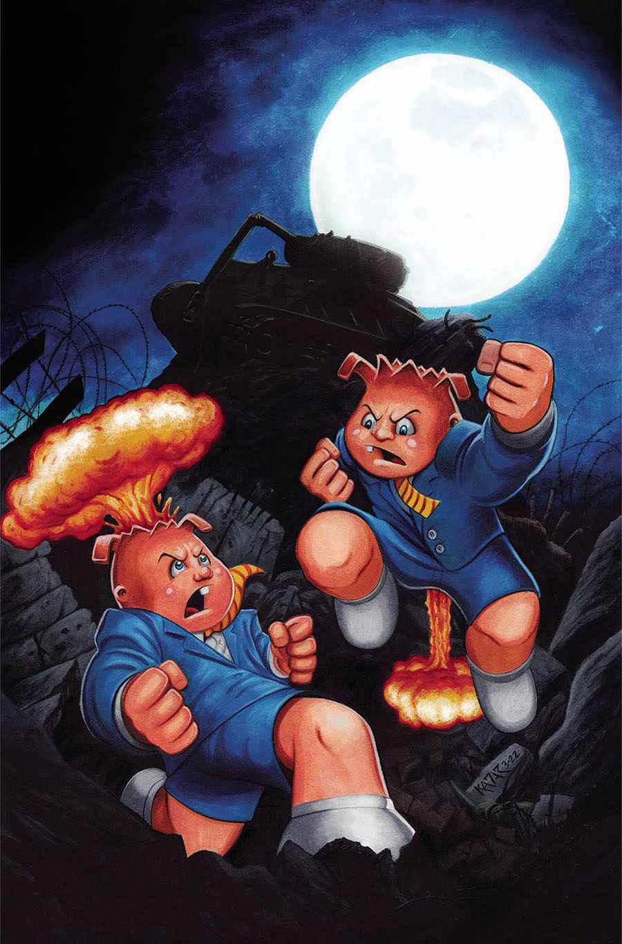 Garbage Pail Kids Origins #3 Cover E Incentive Jeff Zapata & Frank Kadar Virgin Cover