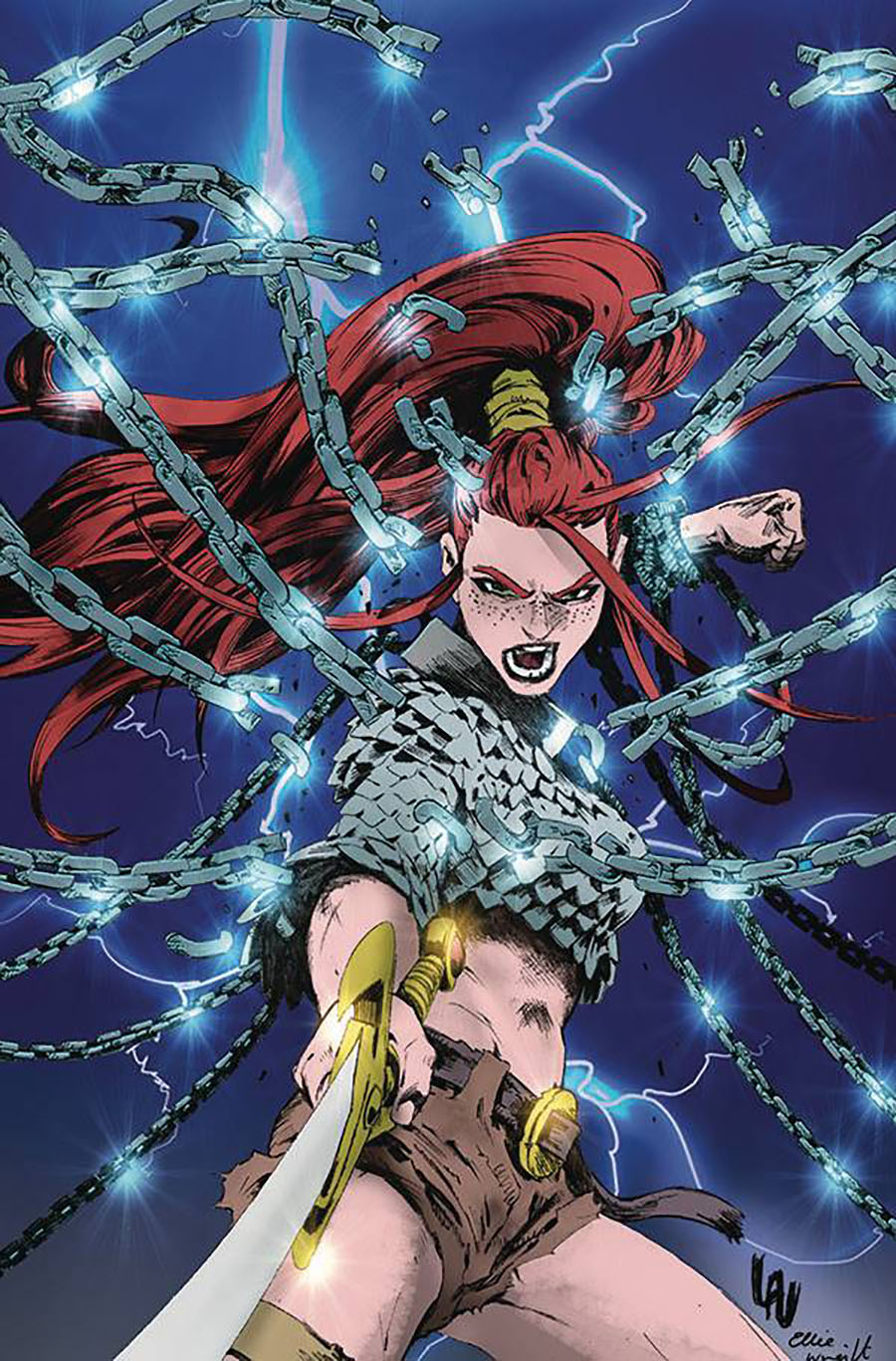 Immortal Red Sonja #9 Cover J Incentive Jonathan Lau Virgin Cover