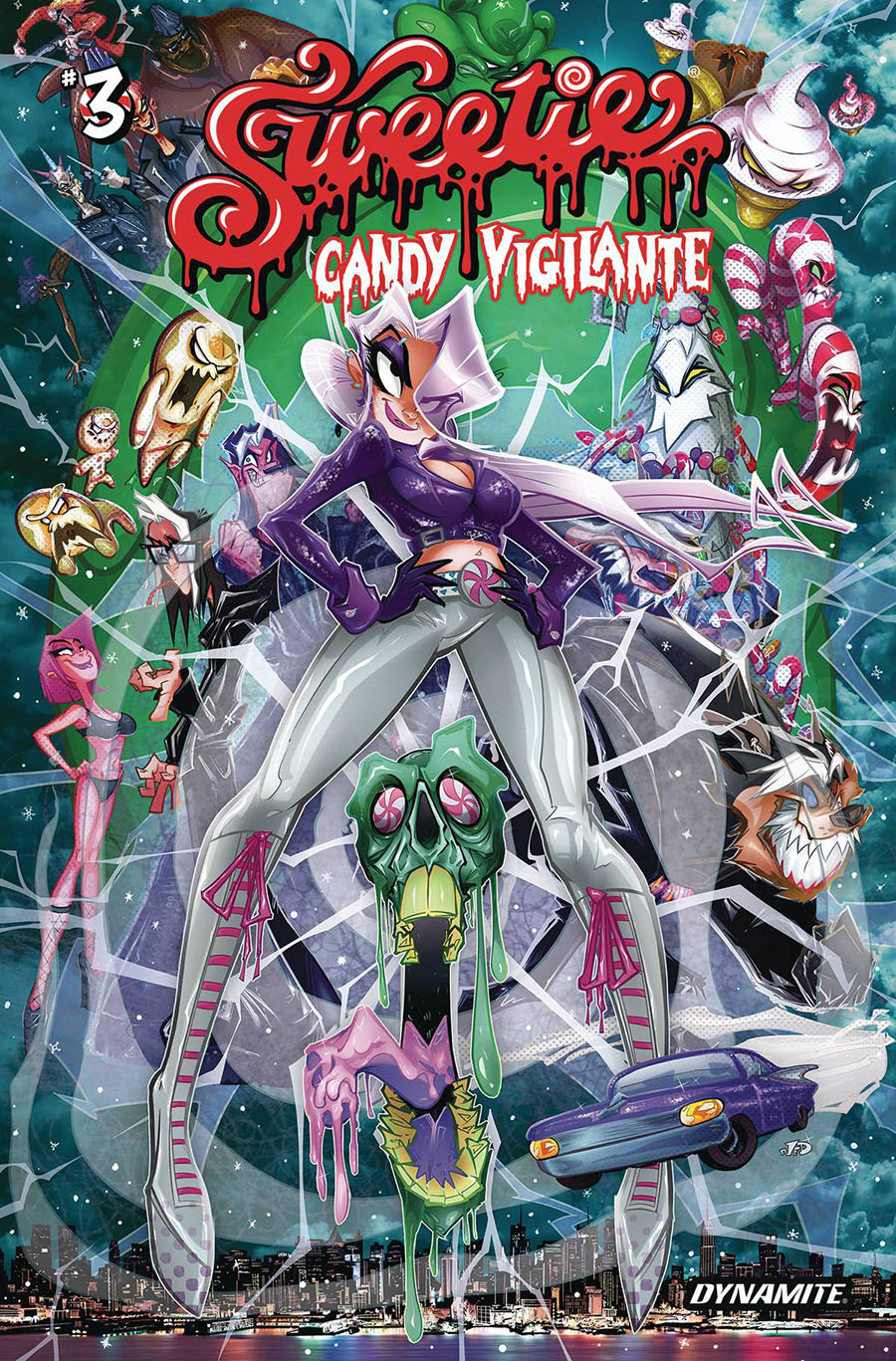 Sweetie Candy Vigilante #3 Cover D Incentive Ned Ivory Variant Cover