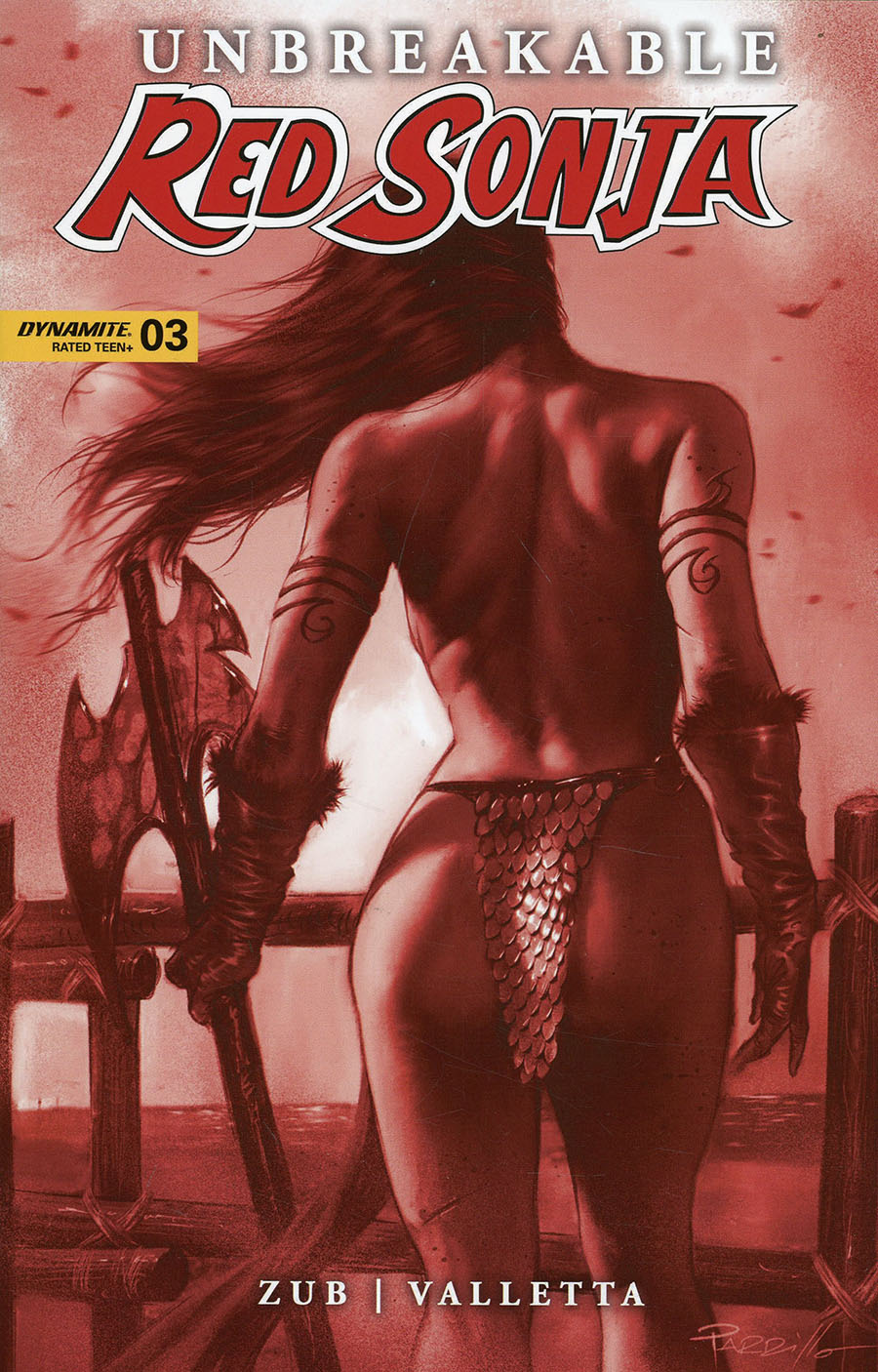 Unbreakable Red Sonja #3 Cover G Incentive Lucio Parrillo Tint Cover