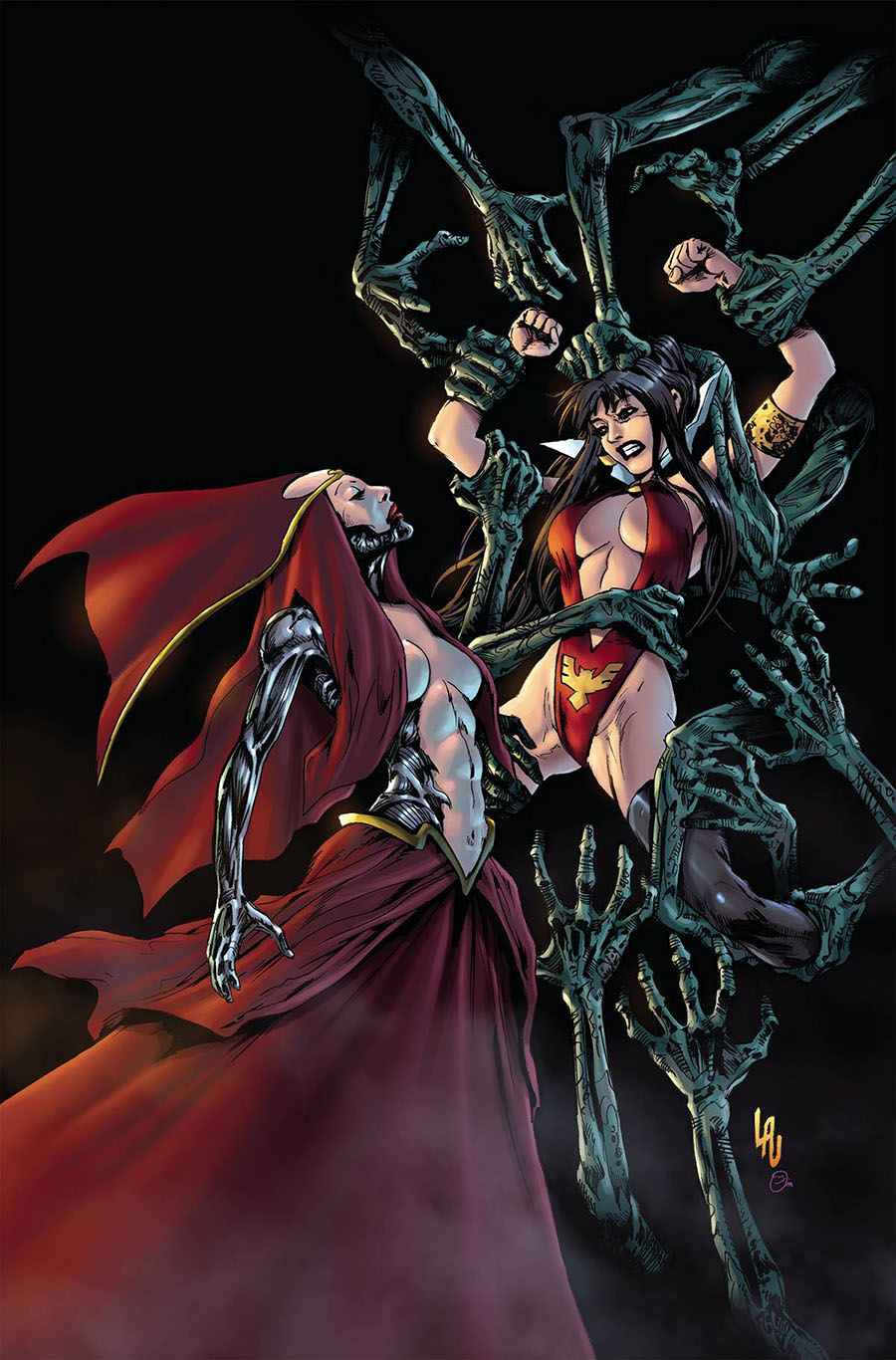 Vampirella Strikes Vol 3 #8 Cover I Incentive Jonathan Lau Virgin Cover