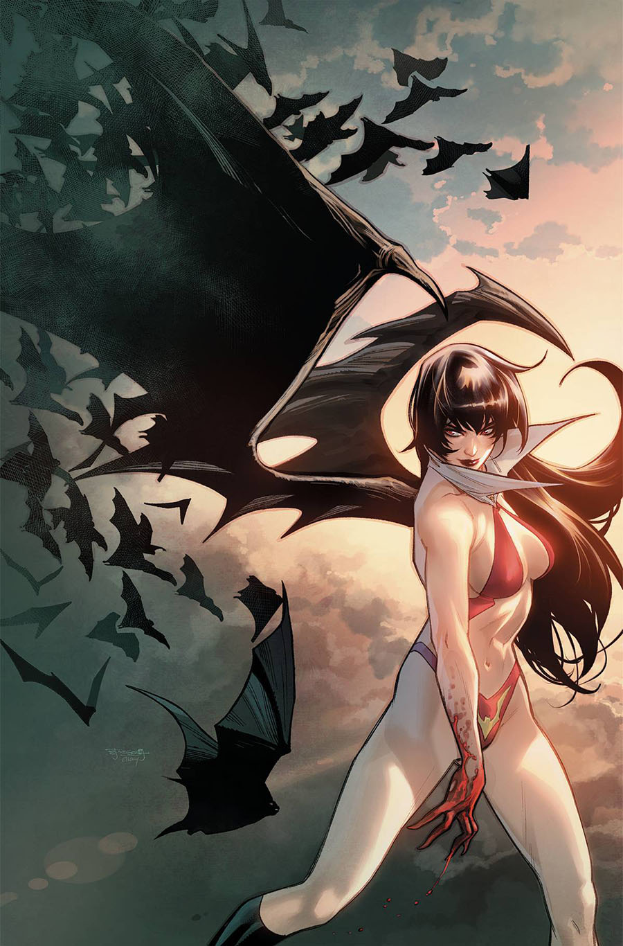 Vampirella Strikes Vol 3 #8 Cover J Incentive Stephen Segovia Virgin Cover