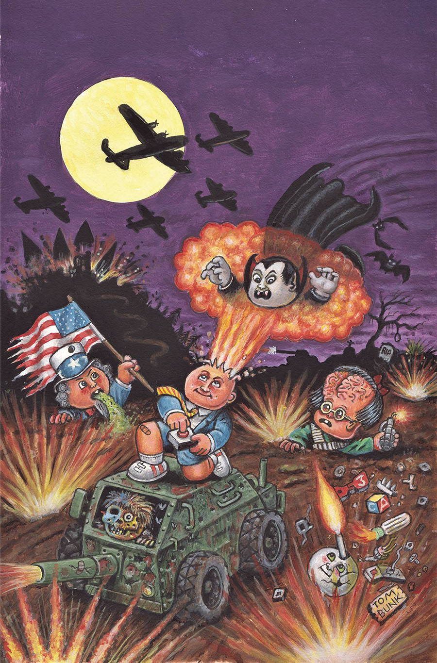 Garbage Pail Kids Origins #3 Cover I Limited Edition Tom Bunk Virgin Cover