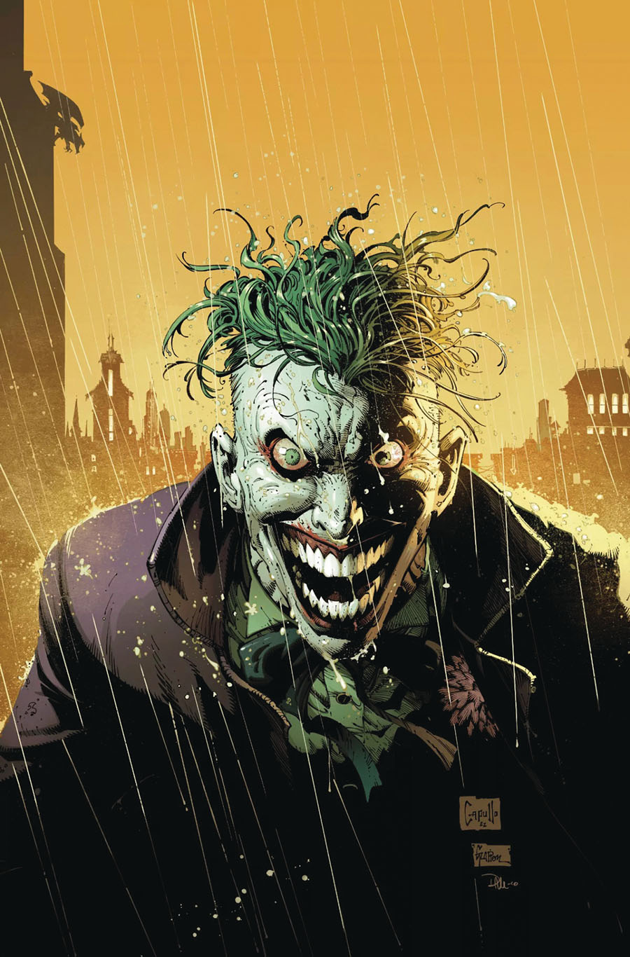 Batman & The Joker The Deadly Duo #1 Cover M DF Joker Variant Cover Signed By Greg Capullo