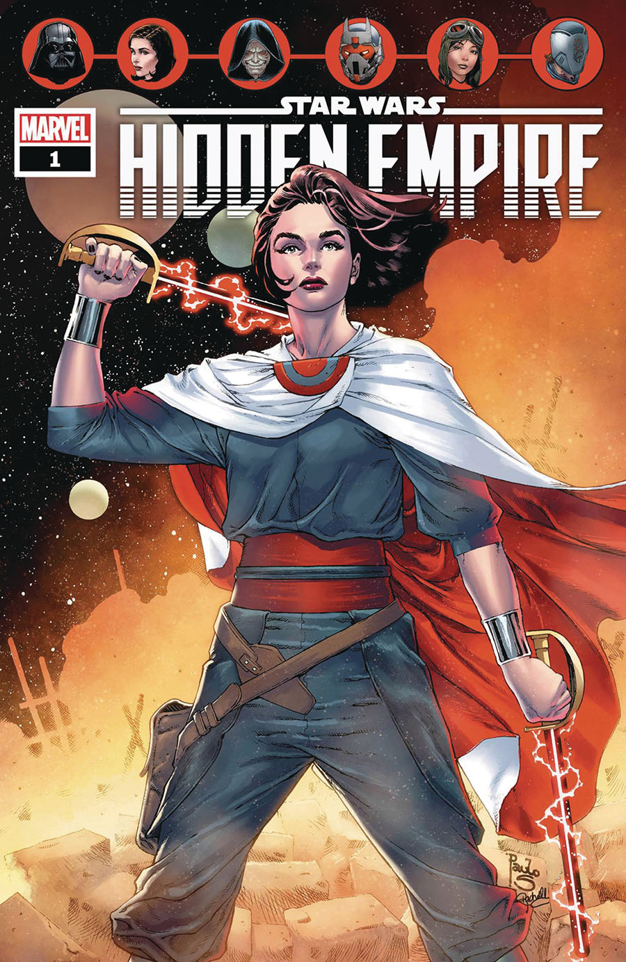Star Wars Hidden Empire #1 Cover H DF Signed By Charles Soule