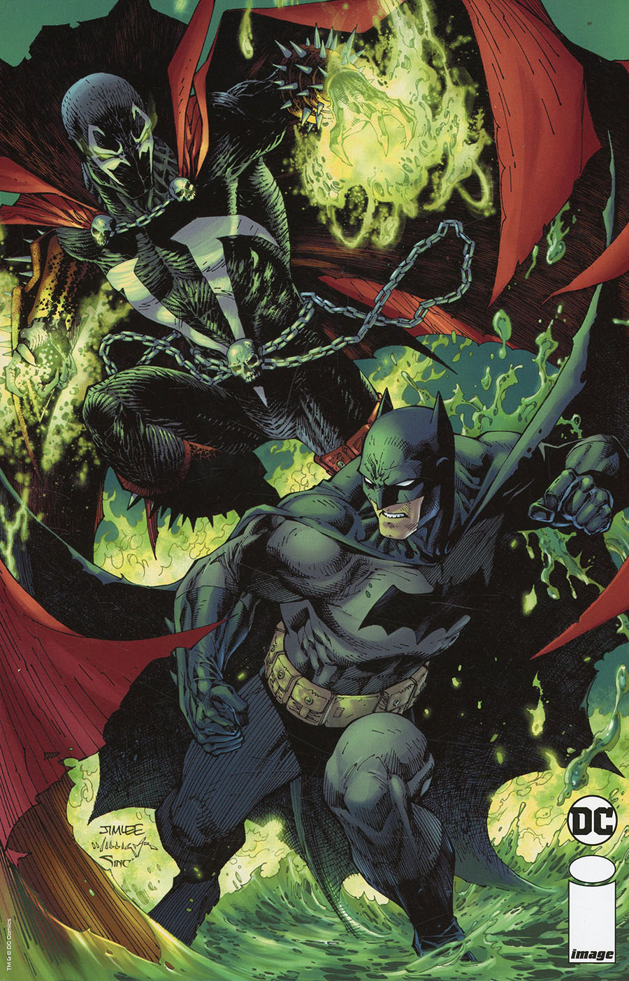 Batman Spawn #1 (One Shot) Cover H Variant Jim Lee Cover